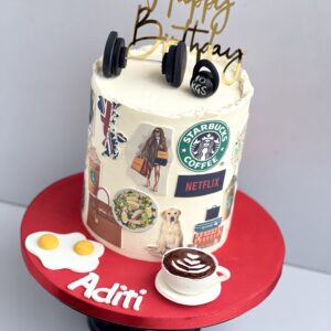 Shopaholic cake