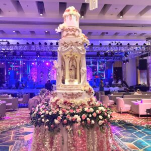 Huge royal entry cake