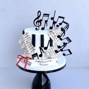 Music theme cake