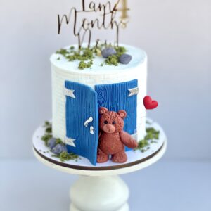 Mini teddy cake