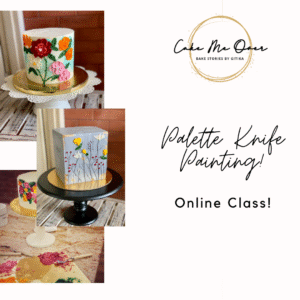Online Palette Knife Painting Cake